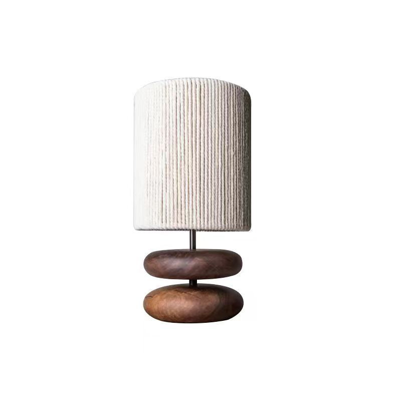 Solid Wood Japanese Retro Table Lamp