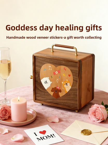 Solid Wood Jewelry Storage Box