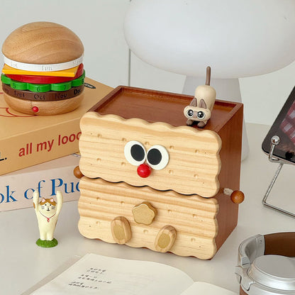 Solid Wood Jewelry Storage Box with Gift Packaging