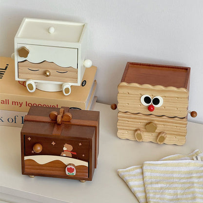 Solid Wood Jewelry Storage Box with Gift Packaging