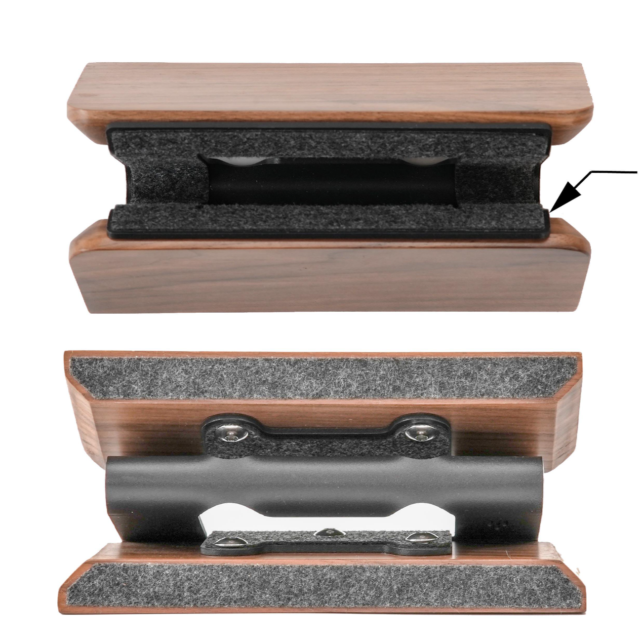 Solid Wood Laptop Vertical Stand