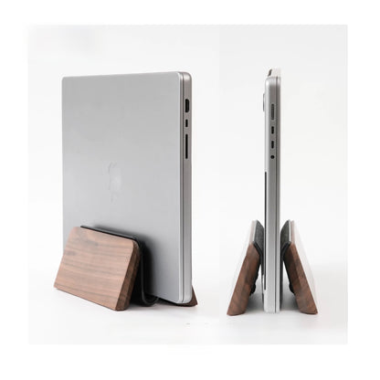 Solid Wood Laptop Vertical Stand