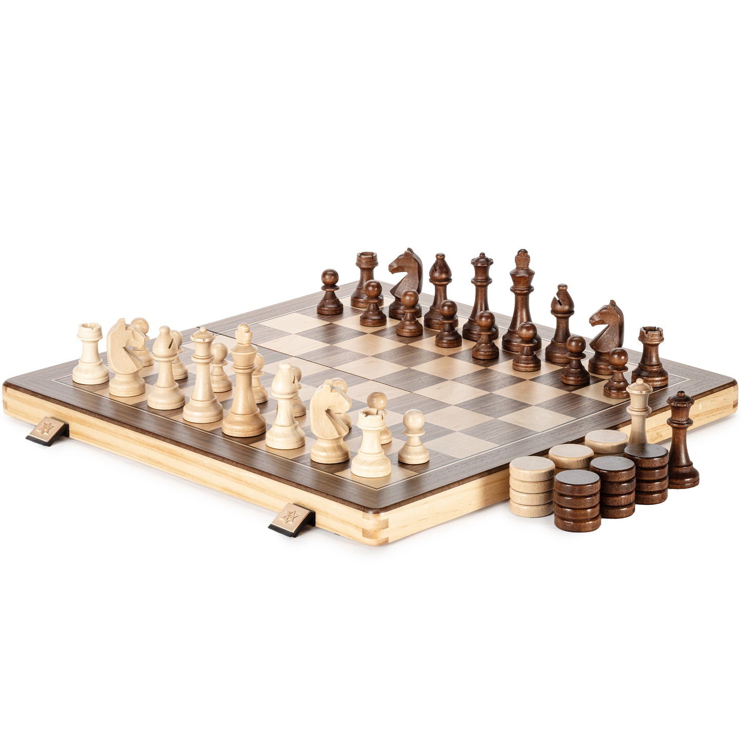Solid Wood Magnetic Chess Set