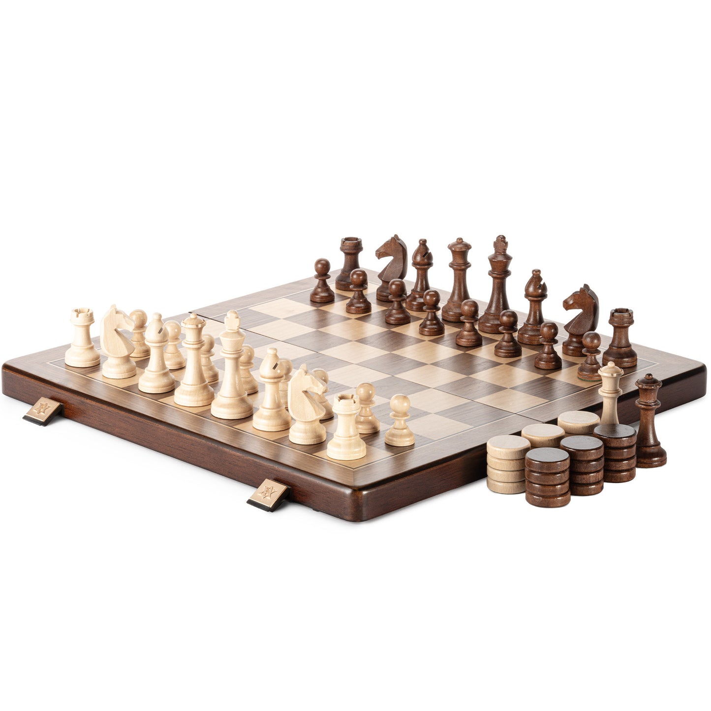 Solid Wood Magnetic Chess Set