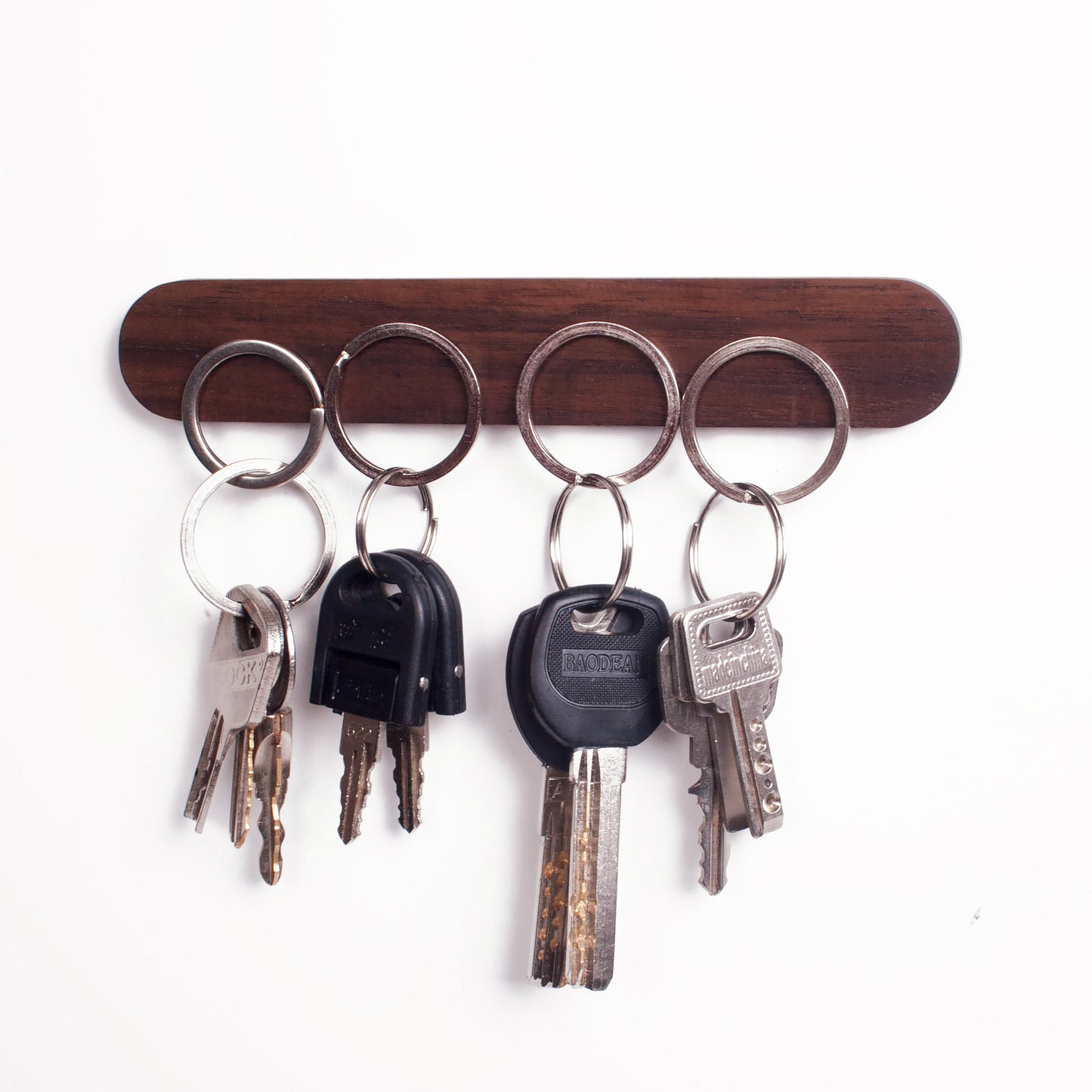 Solid Wood Magnetic Key Wall Hanging Hook