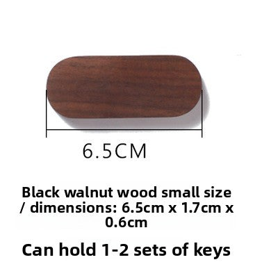 Solid Wood Magnetic Key Wall Hanging Hook