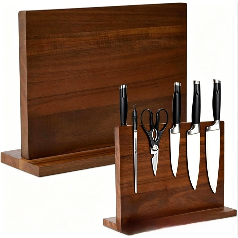 Solid Wood Magnetic Knife Holder