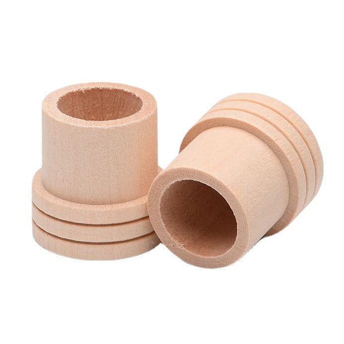 Solid Wood Moxa Stick Holder Incense Tray Candle Stand