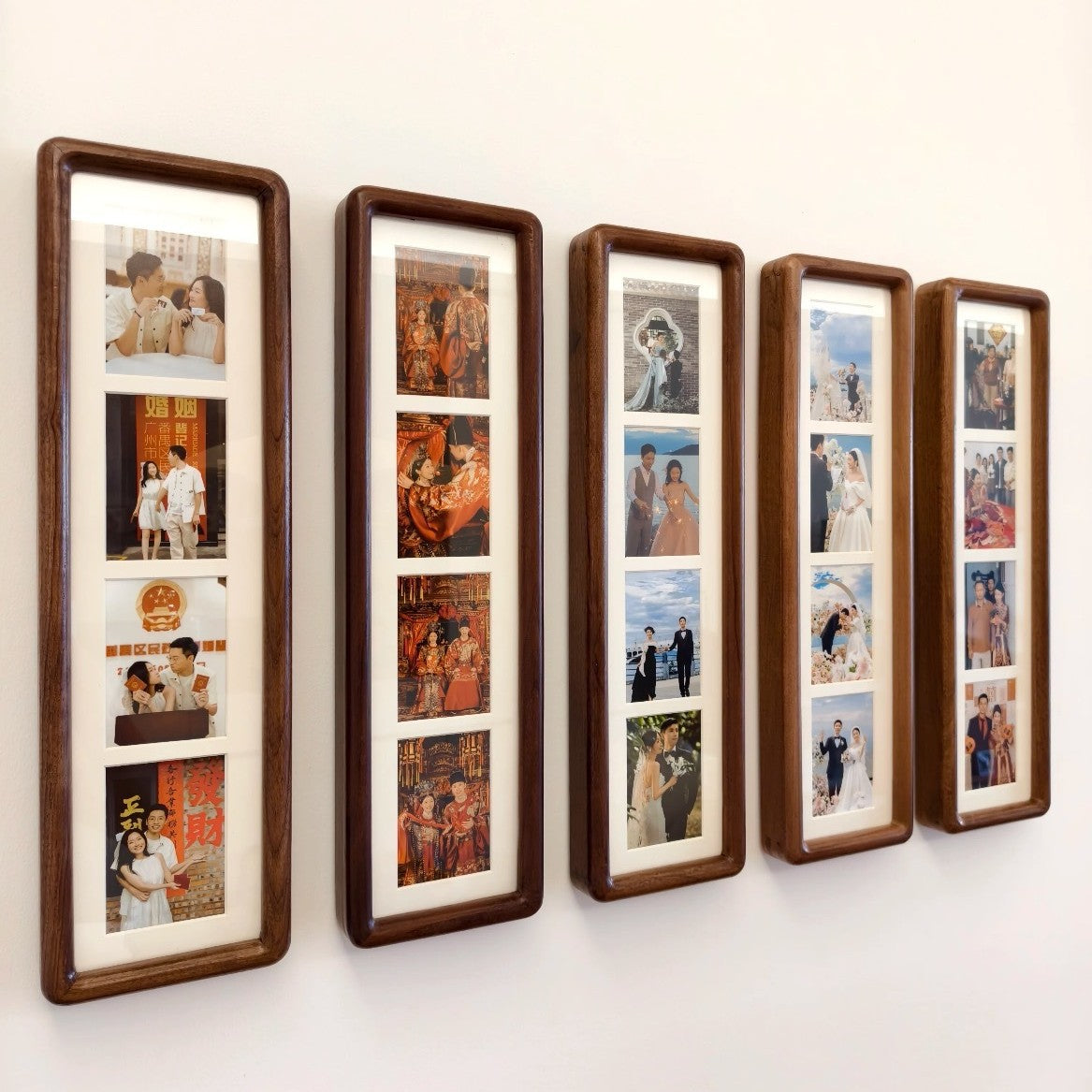 Solid Wood Multi Grid Photo Frame