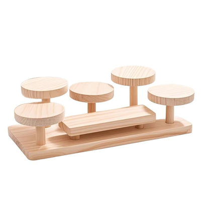 Solid Wood Multi Layer Ladder Storage Rack
