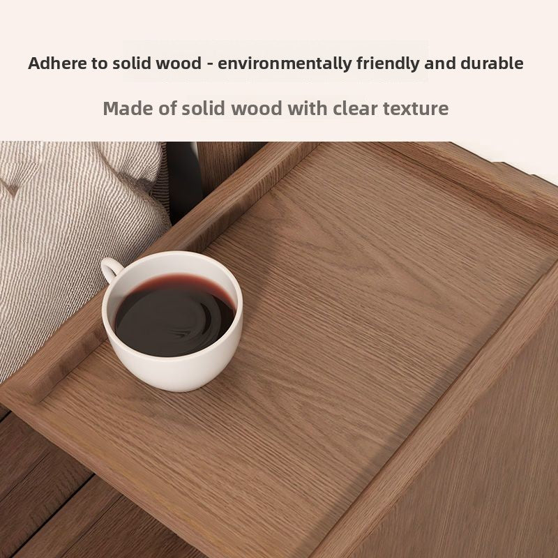 Solid Wood Narrow Bedside Table