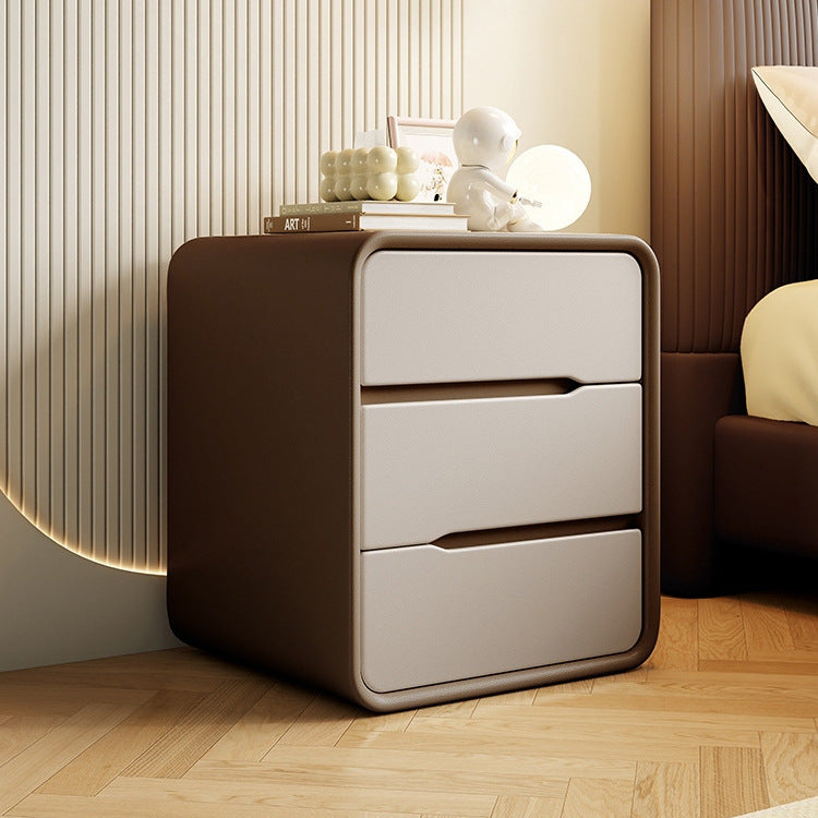 Solid Wood Nightstand, No Assembly Required