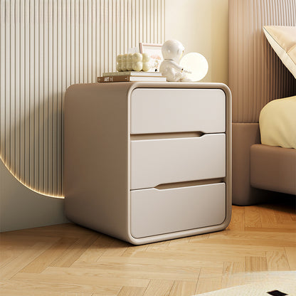 Solid Wood Nightstand, No Assembly Required