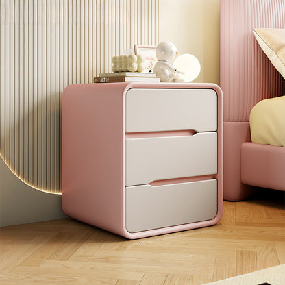 Solid Wood Nightstand, No Assembly Required