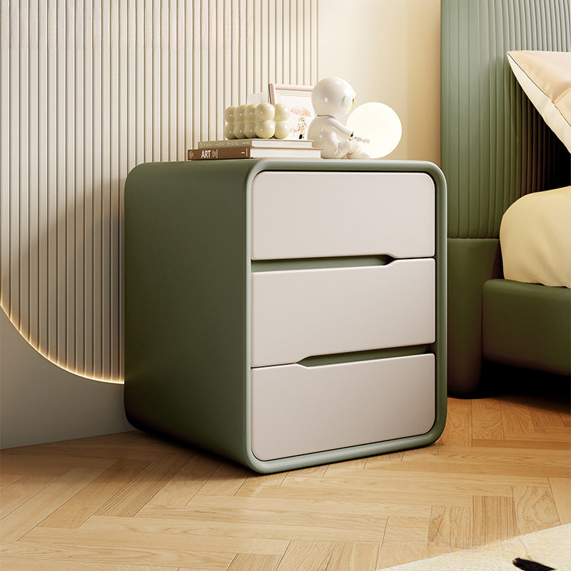 Solid Wood Nightstand, No Assembly Required