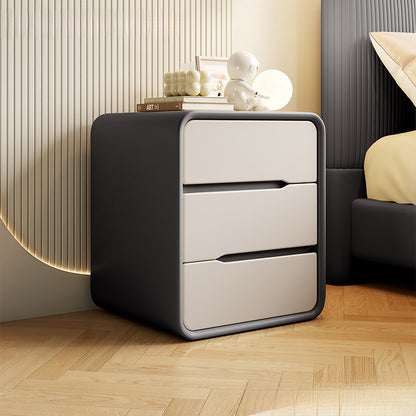 Solid Wood Nightstand, No Assembly Required