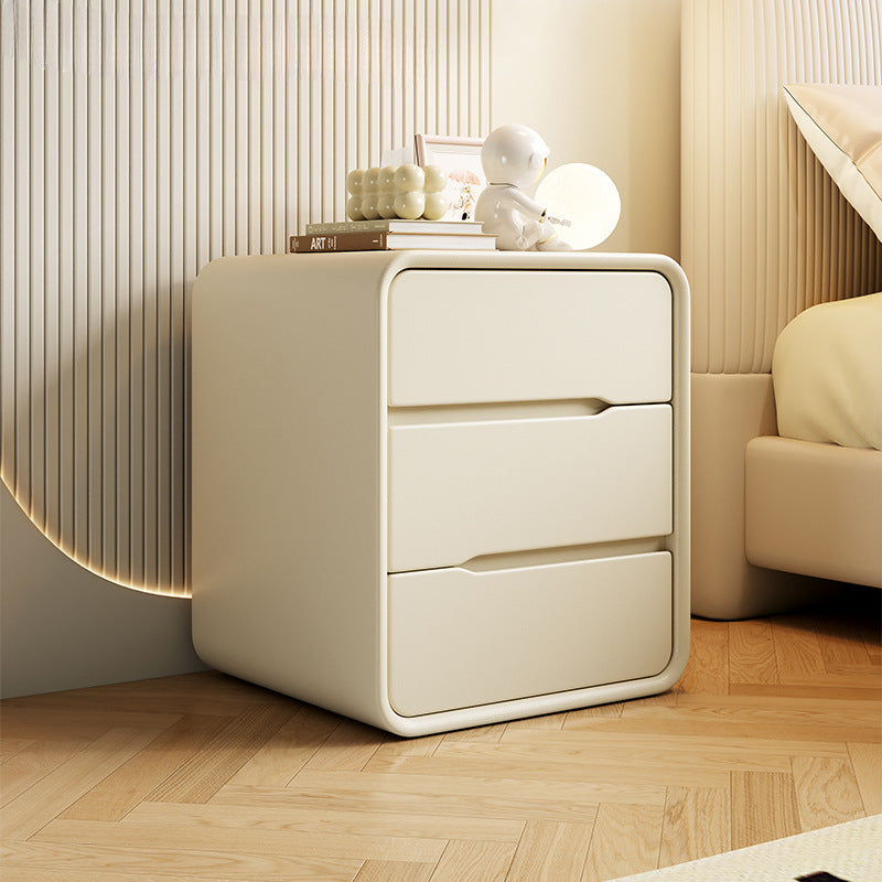 Solid Wood Nightstand, No Assembly Required