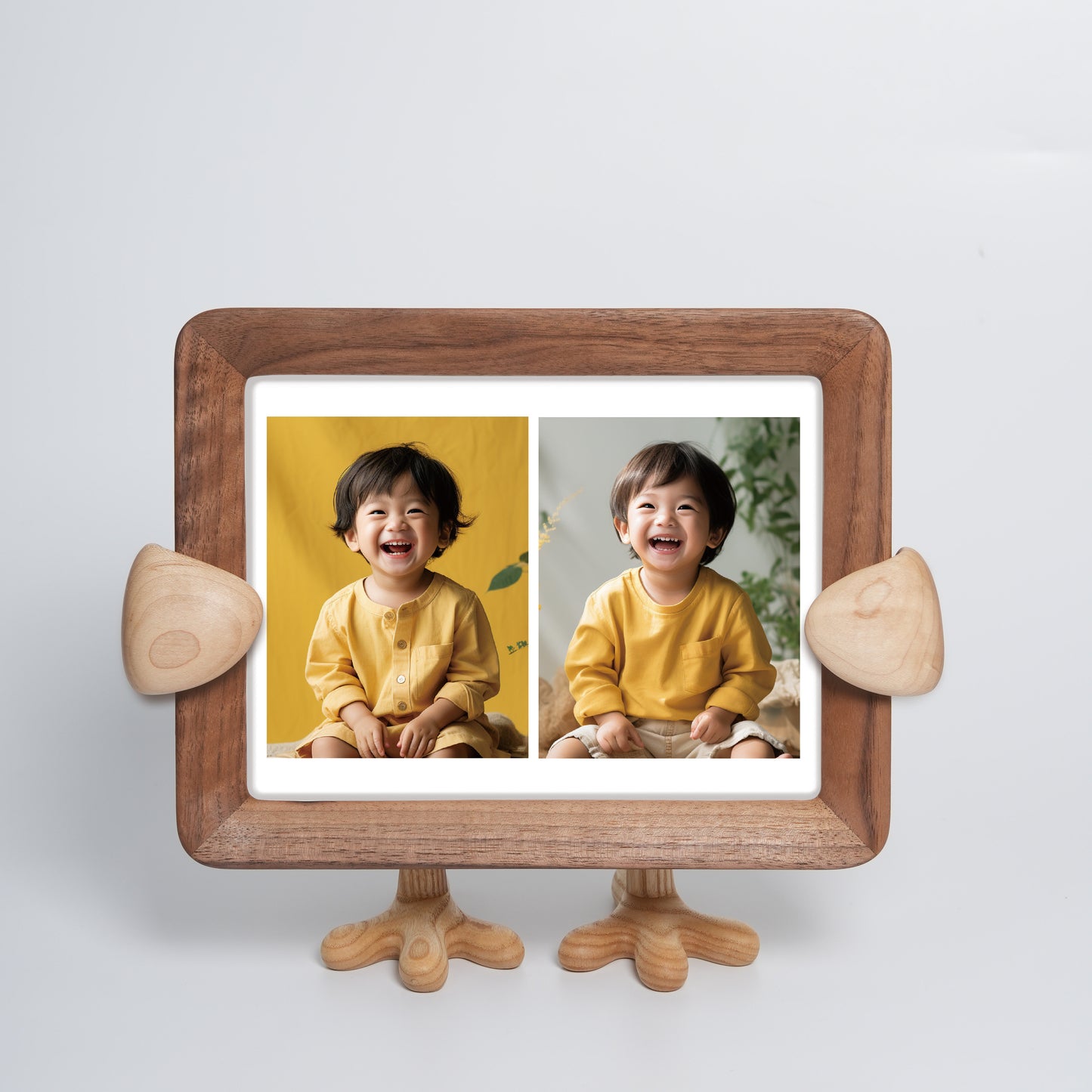Solid Wood Photo Frame Display Stand