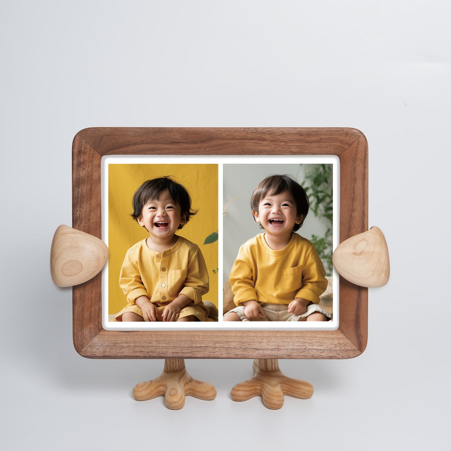 Solid Wood Photo Frame Display Stand