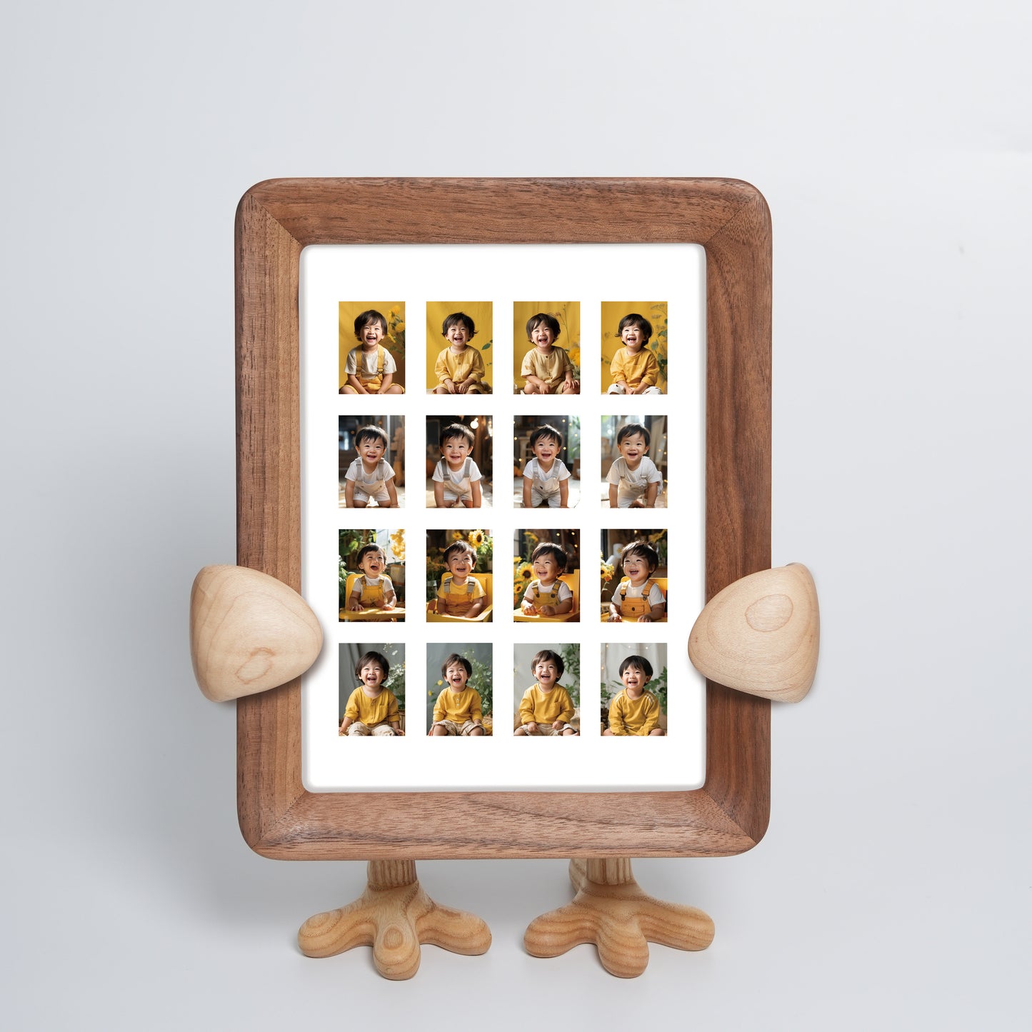Solid Wood Photo Frame Display Stand