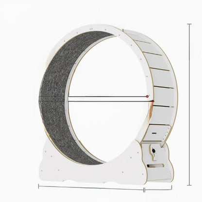 Solid Wood Silent Cat Treadmill Exercise Wheel