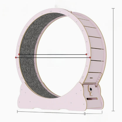 Solid Wood Silent Cat Treadmill Exercise Wheel