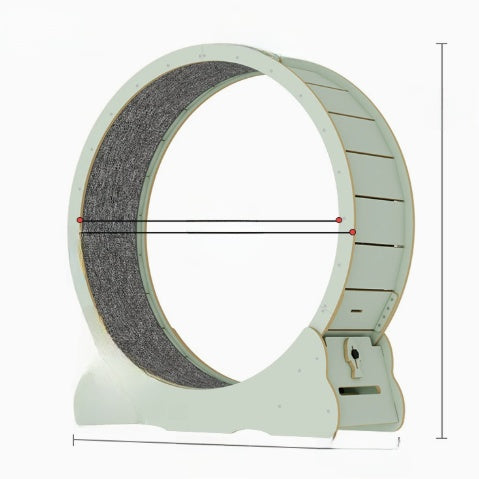 Solid Wood Silent Cat Treadmill Exercise Wheel