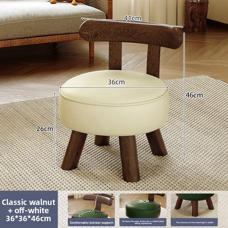 Solid Wood Stool