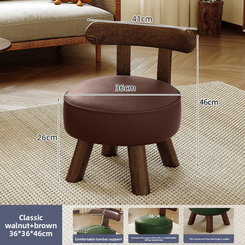 Solid Wood Stool
