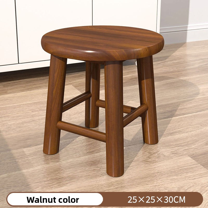 Solid Wood Stool Household Low Stool
