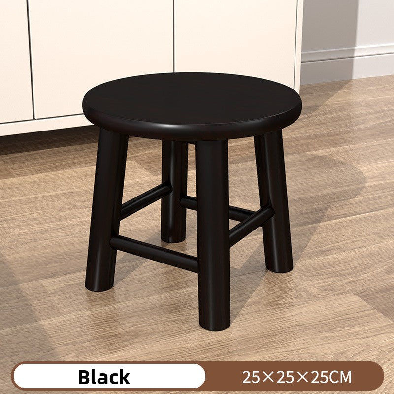 Solid Wood Stool Household Low Stool