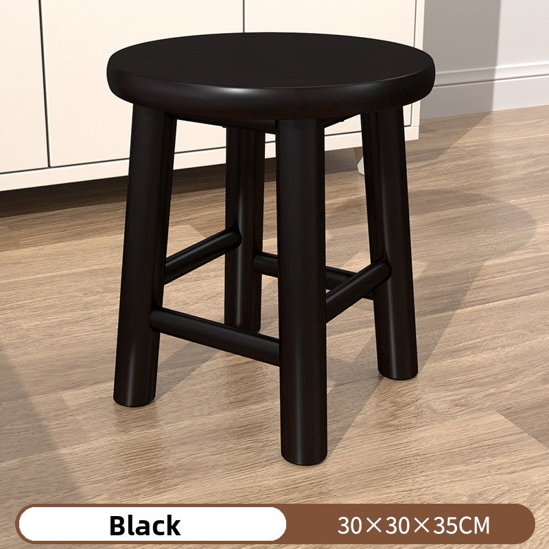 Solid Wood Stool Household Low Stool