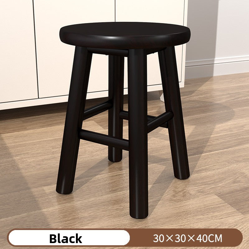 Solid Wood Stool Household Low Stool