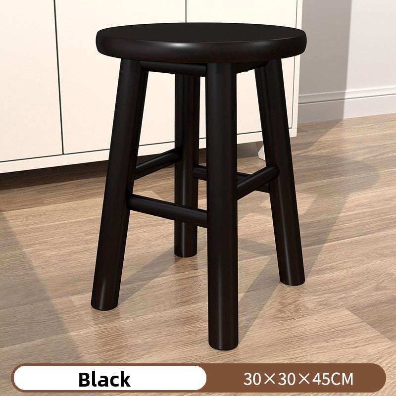 Solid Wood Stool Household Low Stool