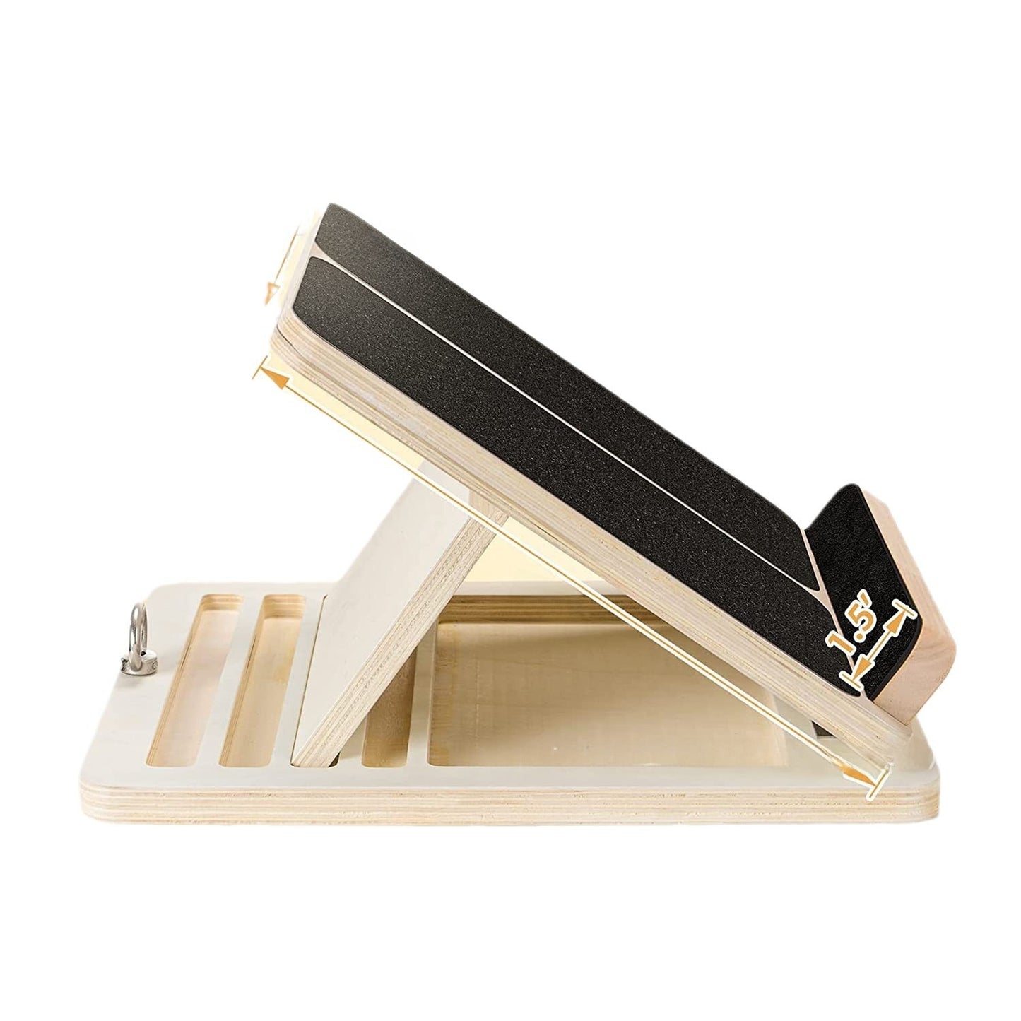 Solid Wood Stretch Board with Inclined Pedal for Leg Rehabilitation