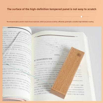 Solid Wood USB Rechargeable Reading Lamp