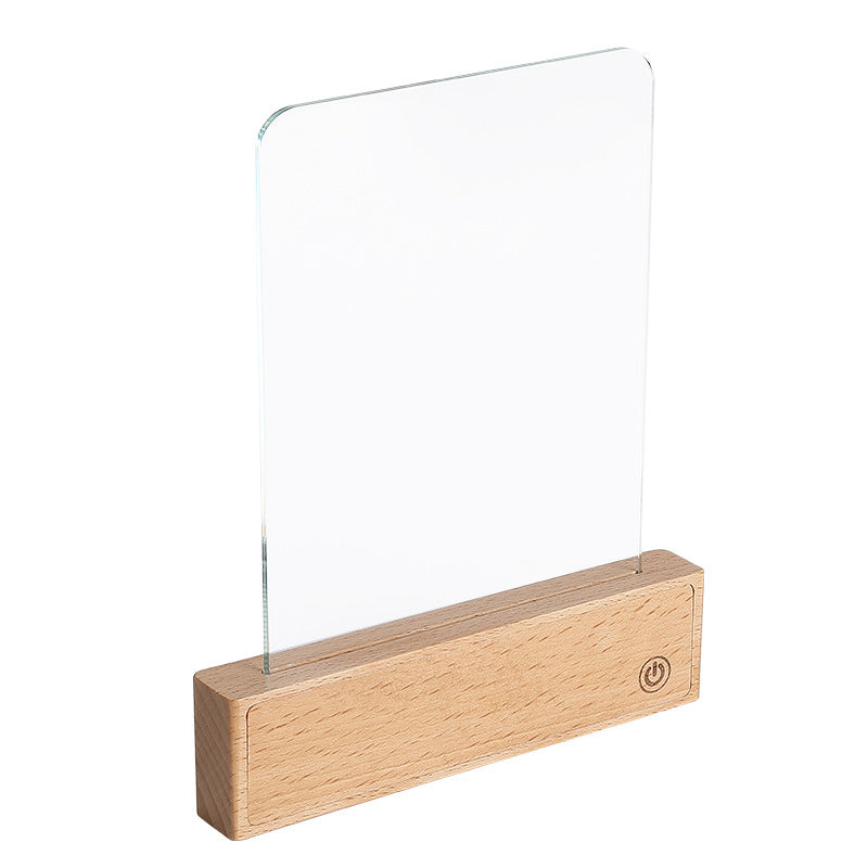 Solid Wood USB Rechargeable Reading Lamp
