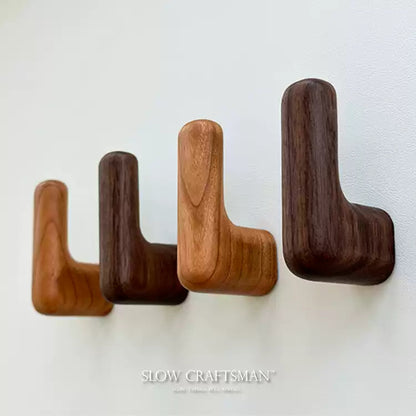 Solid Wood Wall Mount Hook Nordic Minimalist Design