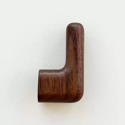 Solid Wood Wall Mount Hook Nordic Minimalist Design