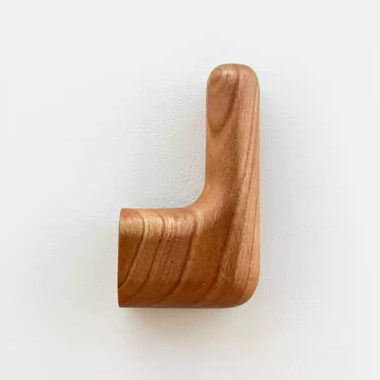 Solid Wood Wall Mount Hook Nordic Minimalist Design