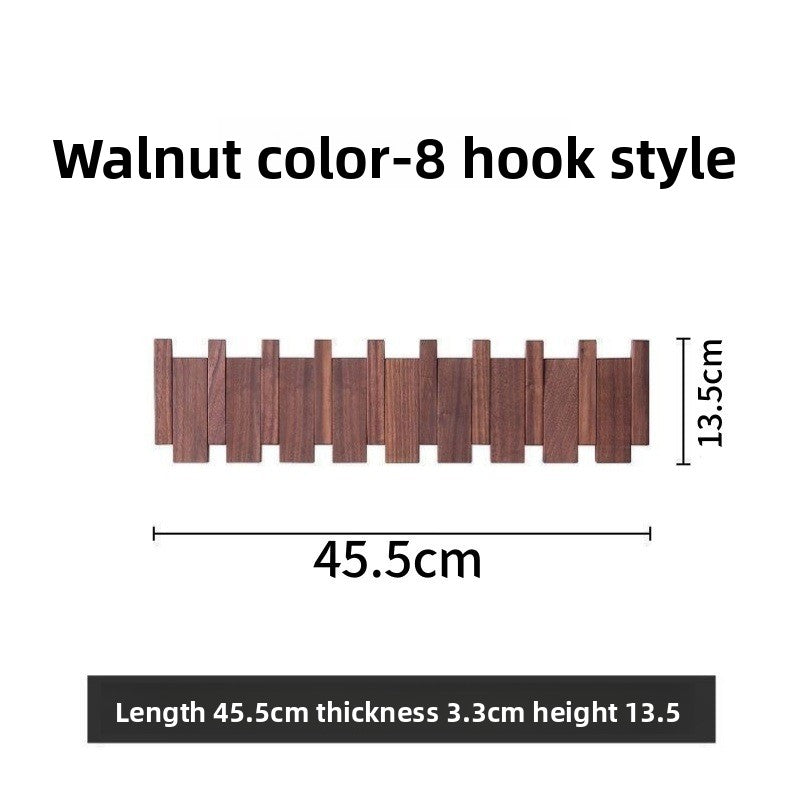 Solid Wood Wall Mounted Coat Hooks