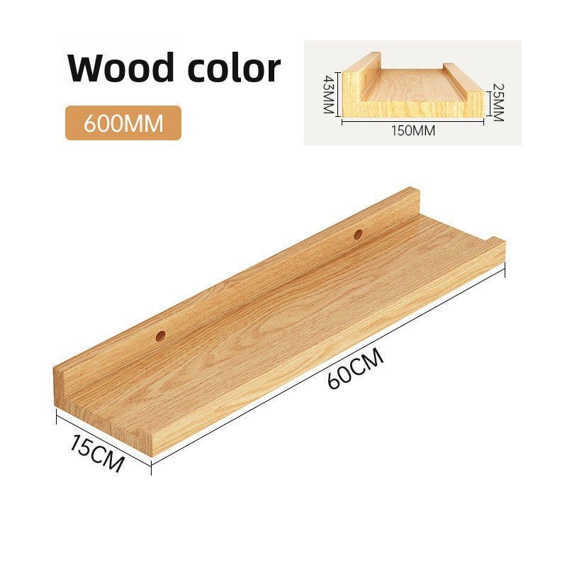 Solid Wood Wall Mounted Shelf