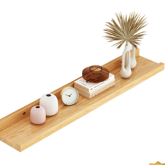 Solid Wood Wall Mounted Shelf