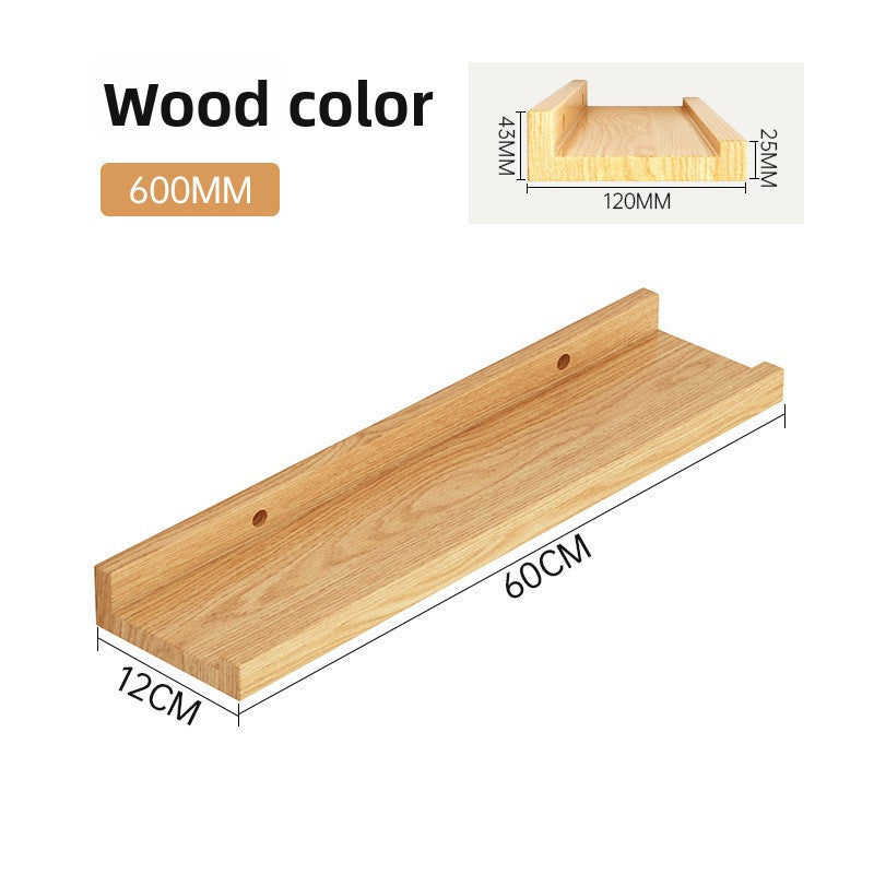 Solid Wood Wall Mounted Shelf