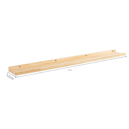Solid Wood Wall Mounted Shelf