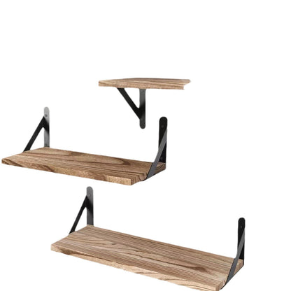 Solid Wood Wall Mounted Storage Shelf