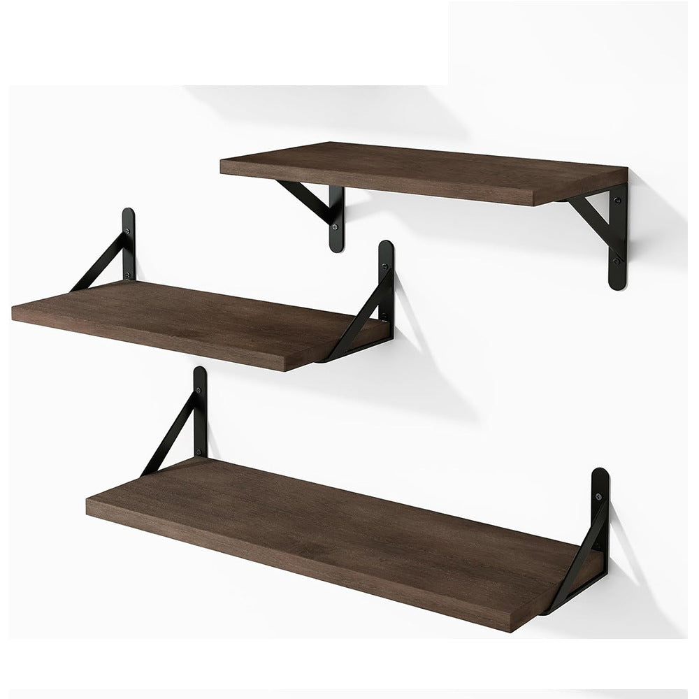Solid Wood Wall Mounted Storage Shelf
