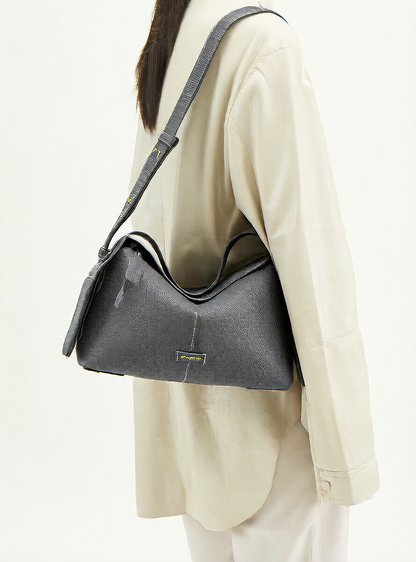 Songmont Eaves Hobo Leather Crossbody Bag