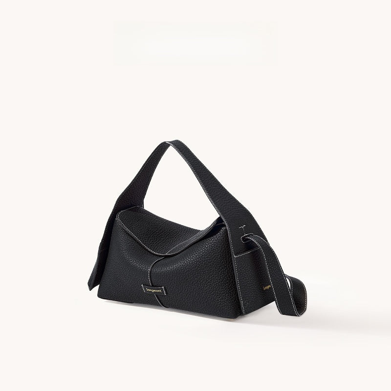 Songmont Eaves Hobo Leather Crossbody Bag