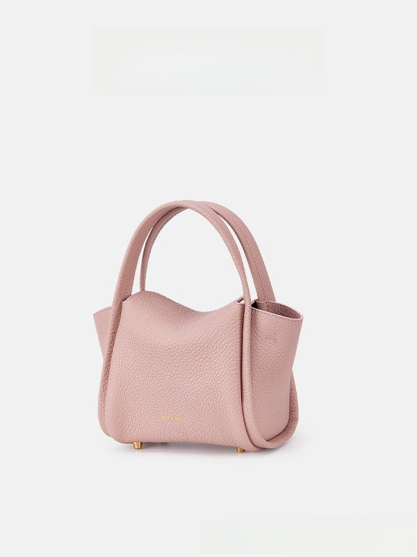 Songmont Mini Genuine Leather Bucket Bag